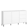 Avenale Sideboard 2 Door 3 Drawer in Alpine White High Gloss